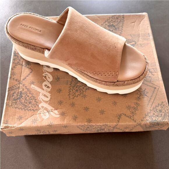 Free People Santorini Espadrille  Womens Size 9.5 New in Box soft leather - Picture 4 of 11